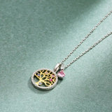 Crystal 925 Sterling Silver Diamond Necklace For Ladies