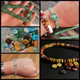 Hot Gasket Stone Beads Natural Jades Agates Rondelle Bead