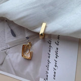 Vintage High Golden Clip-on Earrings for Women
