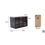 Hot Girl Heart Nine Palace Grid Desktop Storage Box