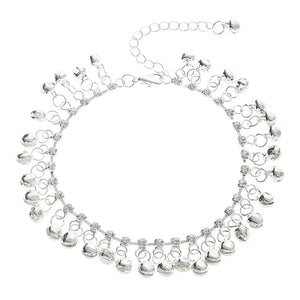 Silver Ethnic Tassel Bell Anklets For Women Girl Beach Foot Bracelet Anklet Indi