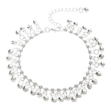Silver Ethnic Tassel Bell Anklets For Women Girl Beach Foot Bracelet Anklet Indi