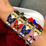 Hot Myuki Bracelet for Girls and Women Jewelry Men Gift Copper Micro Paved