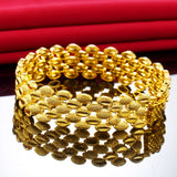 Hot High Golden Oval Women Charm Bracelet