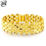 Hot High Golden Oval Women Charm Bracelet