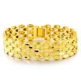 Hot High Golden Oval Women Charm Bracelet
