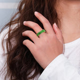 Hot High Rhinestone Ring Charming Sweet Accessories Wedding Banquet Jewelry