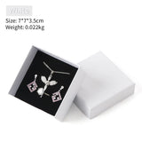 Wedding Ring Earring Pendent Storage Jewelry Display Box