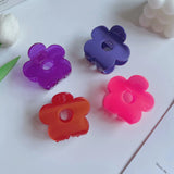 Colorful Flower Hair Clip Claw Acetic Acid Spring Girls Accessories