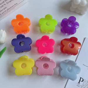 Colorful Flower Hair Clip Claw Acetic Acid Spring Girls Accessories