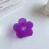 Colorful Flower Hair Clip Claw Acetic Acid Spring Girls Accessories