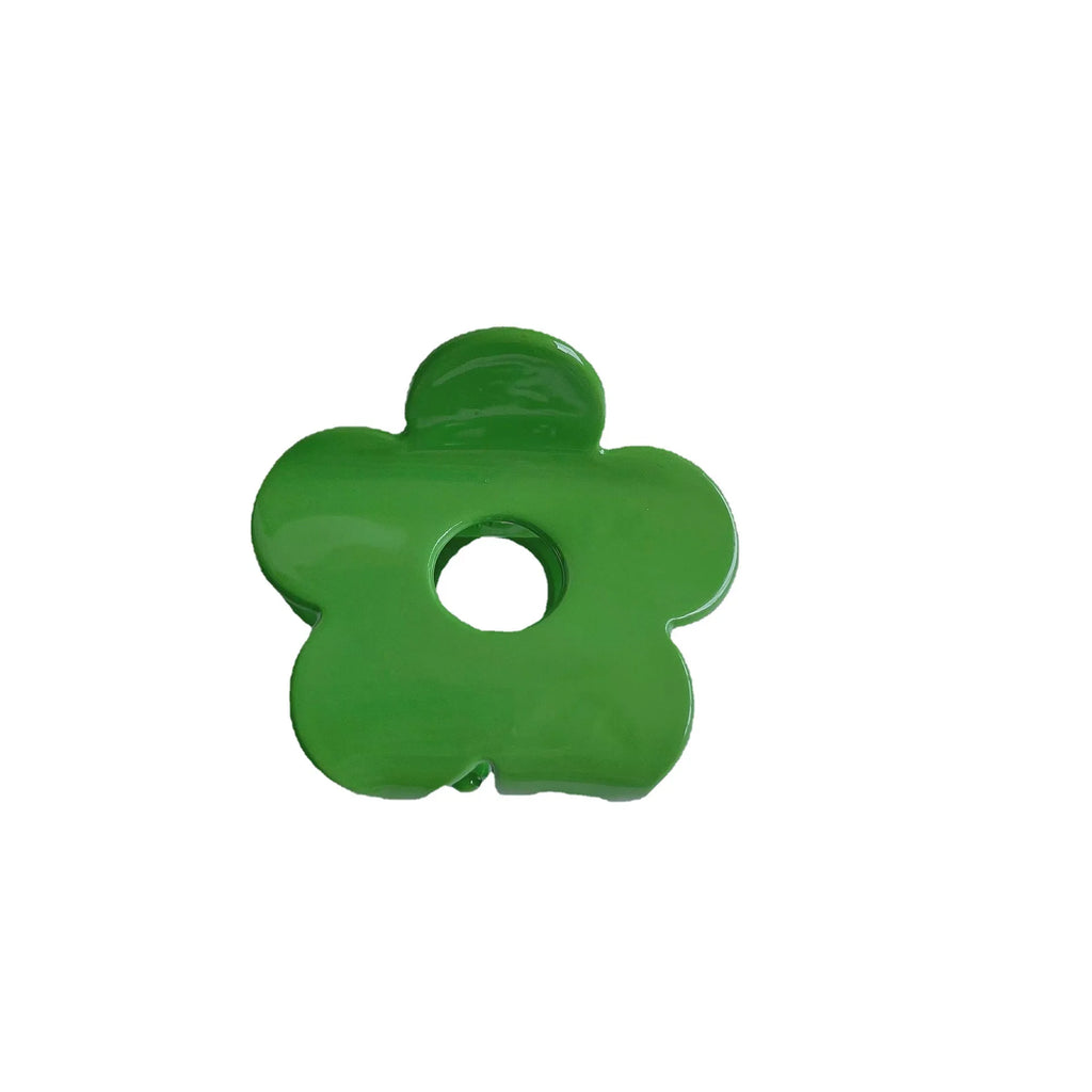 Colorful Flower Hair Clip Claw Acetic Acid Spring Girls Accessories