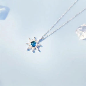 Moonstone Star Charm Pendant Necklace Wedding Jewelry Gift
