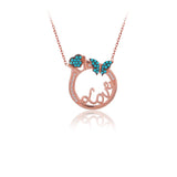 925 Silver Butterfly Zircon Jewelry Set for Women