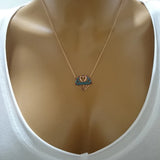 Zircon Heart Diamond Necklace for Women Valentines Day