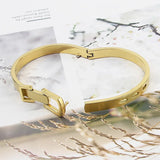 Hot Loves Stainless Steel Bracelet Bangle For Women Charm Bijoux