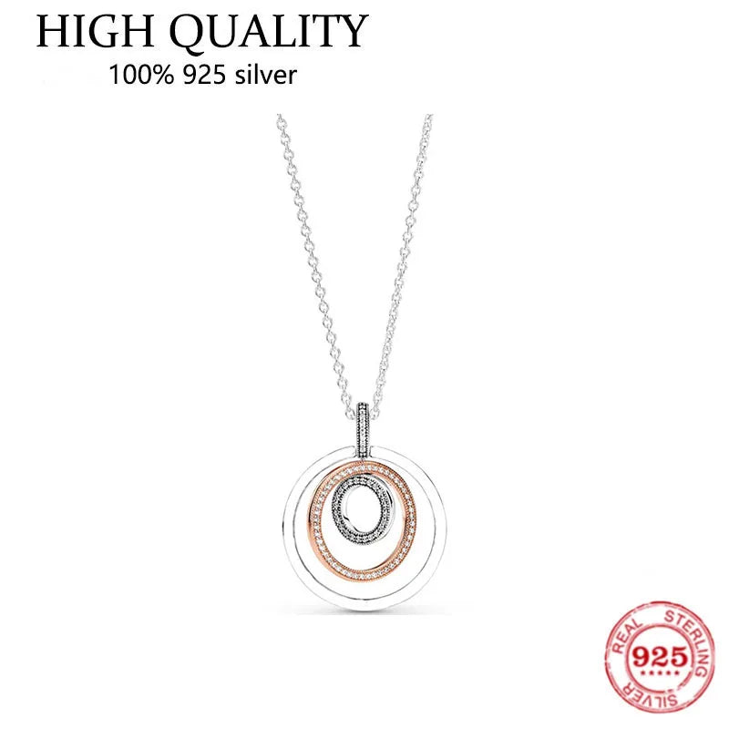 Women's 925 Sterling Silver Necklaces for DIY Charm Jewelry