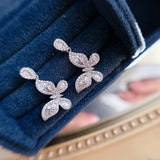 Romantic Butterfly Necklace with Bling Zirconia Pendant