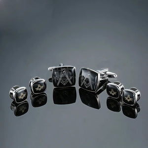 Masonic Cufflinks Freemasonry Square and Compass G