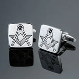 Masonic Cufflinks Freemasonry Square and Compass G