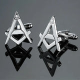 Masonic Cufflinks Freemasonry Square and Compass G