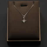 925 Sterling Silver Star Pendant with Micro Inlays for DIY Jewelry Making