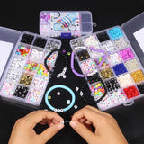 Polymer Clay Bead Kit 12 Constellation Beads with Elastic Cord Box