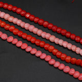 Natural Coral Beads Button-Shaped Isolation Bead For DIY Jewelry Making