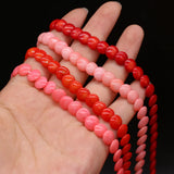 Natural Coral Beads Button-Shaped Isolation Bead For DIY Jewelry Making