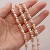 Mixed-Color Rice-Shaped Pearl Beads 5-6 MM DIY Jewelry Making