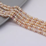 Mixed-Color Rice-Shaped Pearl Beads 5-6 MM DIY Jewelry Making