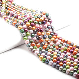 7-8mm Pearl Round Beads for Jewelry Making DIY