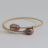 Natural Freshwater Pearls Rice Shape Adjustable Bracelets