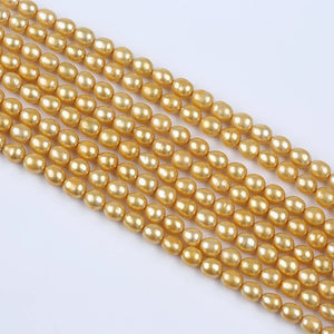 7-8mm Rice Freshwater Pearl Strings for Jewelry Making