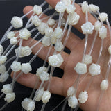 Rose-shaped Mother-of-pearl Shell Beads Necklace Set