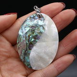 Natural Shell Charms Abalone Pendant for DIY Necklace Making