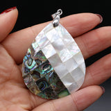 Natural Shell Charms Abalone Pendant for DIY Necklace Making