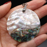 Natural Shell Charms Abalone Pendant for DIY Necklace Making