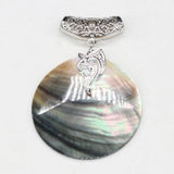 Natural Shell Pendant Mother Of Pearl Shell Pendant For Jewelry Making