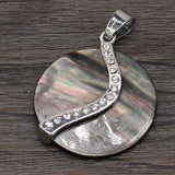 Natural Shell Pendant Mother Of Pearl Shell Pendant For Jewelry Making