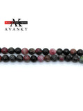 Natural Smooth Plum Blossom Tourmaline Gemstone Beads