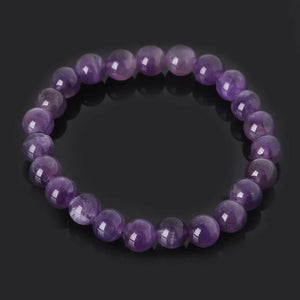 Natural Stone Bracelet Bangle 8mm Beads Charm Bracelet Men Women Jewelry