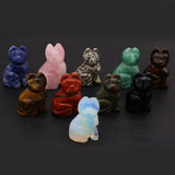 Hello-Kittys Cat Stone Decoration Lucky Cat