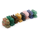Natural Stone Rabbit Ornament for Home and Office Decor