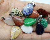 Green Aventurine Water Drops Pendant for DIY Jewelry Making
