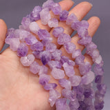 Purple Amethysts Rough Crystal Nugget Beads for DIY Jewelry