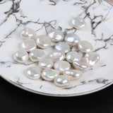 14-15mm Keshi Button Shape Freshwater Pearls Loose Bead