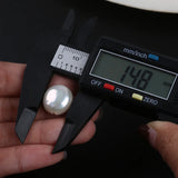14-15mm Keshi Button Shape Freshwater Pearls Loose Bead