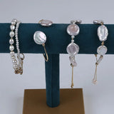 Natural Keshi Pearl Bead Bracelet for Women
