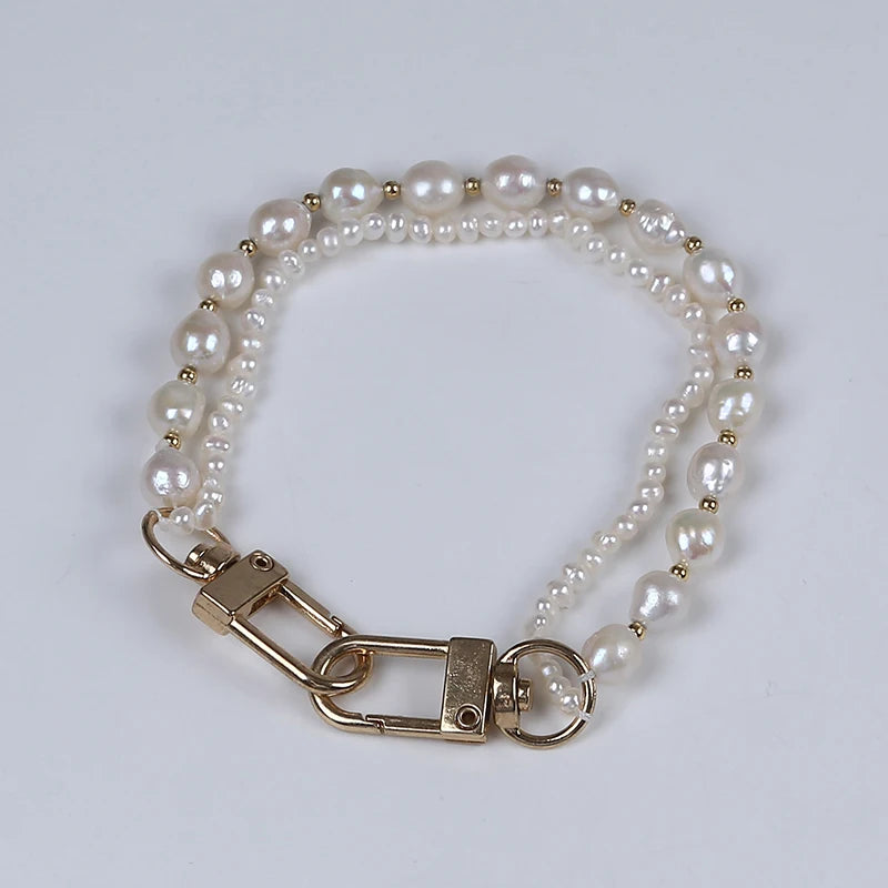 Natural Keshi Pearl Bead Bracelet for Women